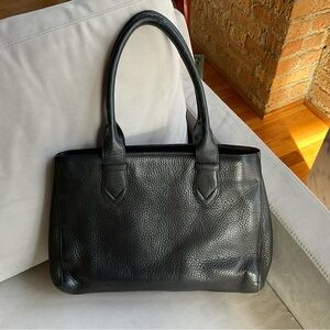 Cole Haan Village Pebbled Leather Black Bag